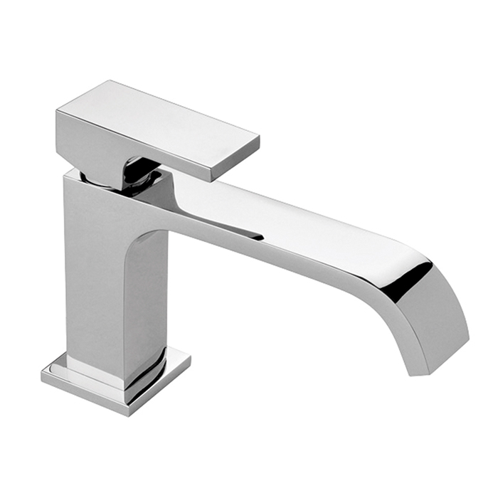 Monomando para lavabo Vertika cromo. Incluye contra de push 5.7 L Ecolvex