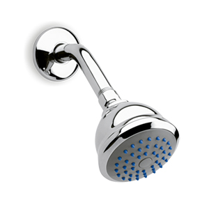 Regadera de chorro fijo Spacio con sistema anti calc&aacute;reo.
