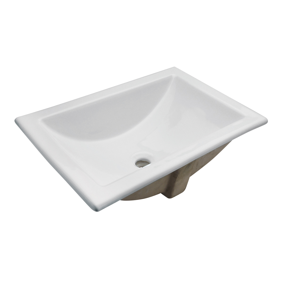 Lavabo sobrecubierta Marcus con rebosadero CC