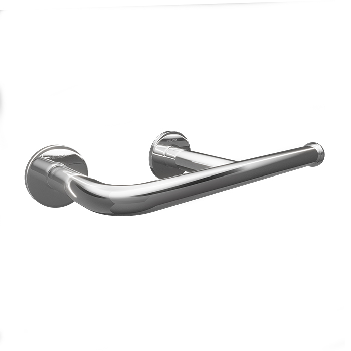 Porta papel con soporte de apoyo Tubular