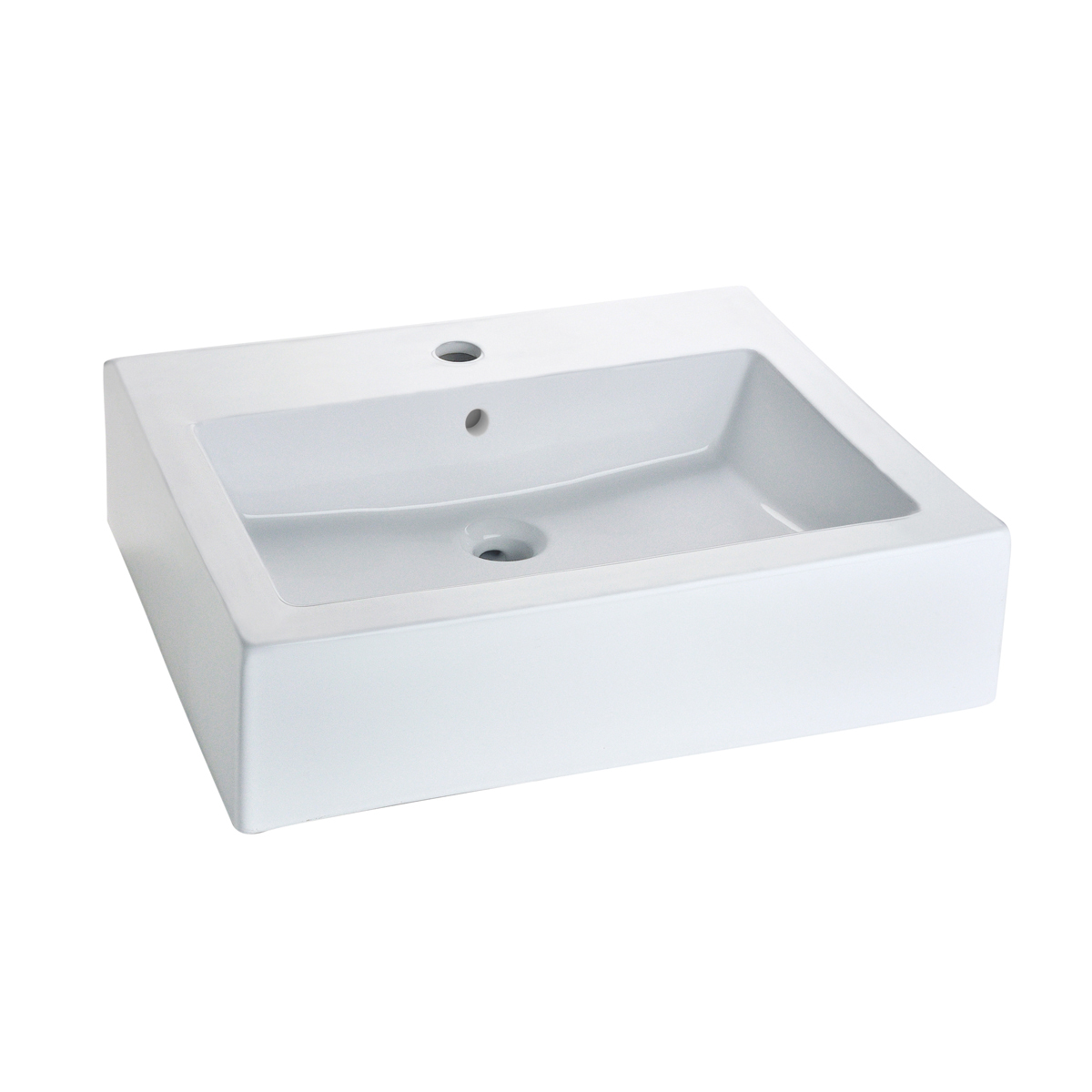 Lavabo de sobreponer Futura con rebosadero CC
